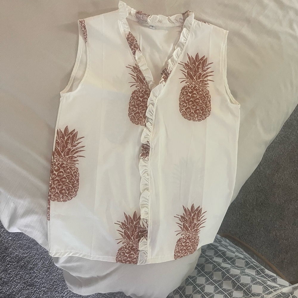 Cute Pineapple Summer Vest